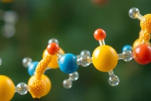 Biological Molecules and Nutrients