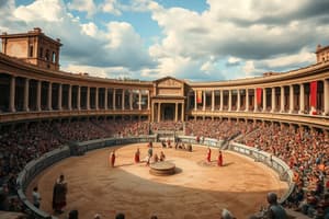 Ancient Rome: The Roman Empire and Gladiators