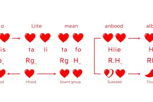 MD137 Haematology Lecture 4: Blood Groups