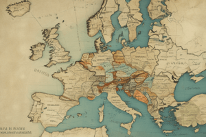 Canvis territorials a Europa després de la Primera Guerra Mundial