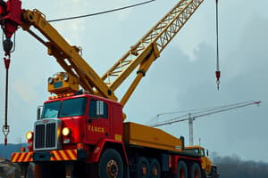 Truck Mounted Cranes Overview