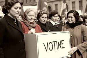 Women's Voting Rights in Canada