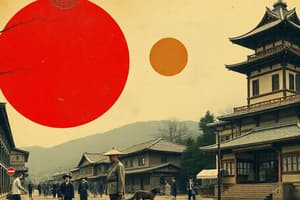 Modern History Quiz: Japan and the Ottoman Empire