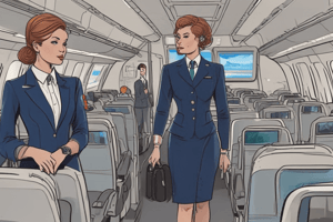 Flight Attendant Procedures for Deplaning