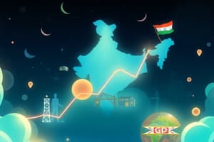 India's Economic Growth and Challenges Quiz