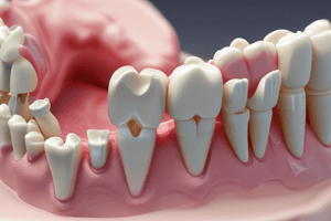 Dental Prostheses Fabrication: Wax Patterns