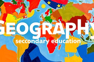 Geografia A 11.º Ano: Estudo em Casa