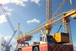 Mobile Crane Safety Examination