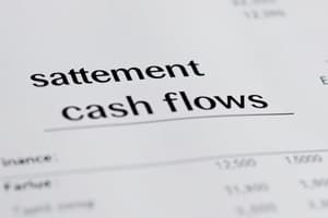 Statement of Cash Flows Overview