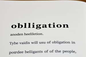 Modals of Obligation and Advice