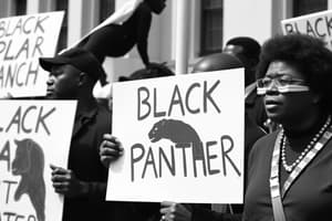 Black Panther Party and Civil Rights Movement