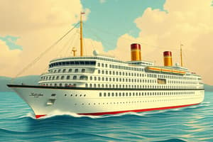 History of Cruise Ships and Industry