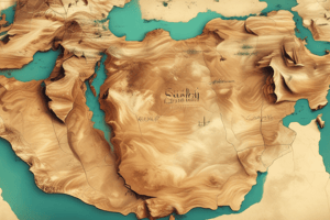 Topography of Saudi Arabia