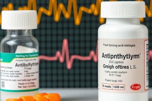 Antidysrhythmic Drugs and Cardiac Rhythms