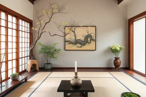 Quiz on Japanese Interior Design and Ikebana