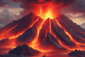 Volcano Formation and Eruption Quiz