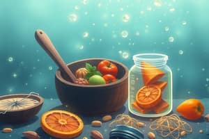 Food Preservation Techniques: Dehydration