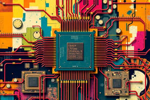 Von Neumann Model and CPU Components