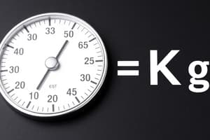 Grams to Kilograms Conversion