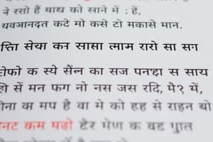 Overview of Hindi Language and Grammar