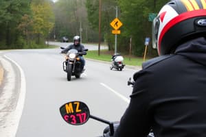 NC Motorcycle Permit Flashcards