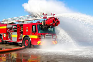 Firefighting Pump Operations