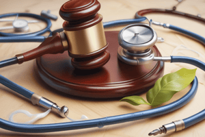 Legal Issues in Nursing Practice 1 A