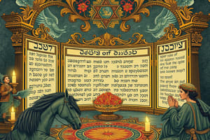 Judaism Quiz on Holidays and Ten Commandments