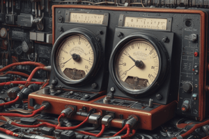 Converting Galvanometers to Milliampere Meters