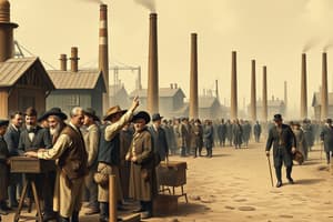 Changes in Social Classes During Industrial Revolution