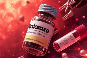 Paramedic Drug Administration naloxone