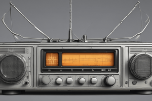 Radio Equipment and Antenna Characteristics