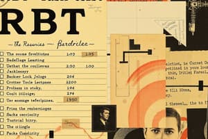 RBT Task List Measurement and Assessment Quiz