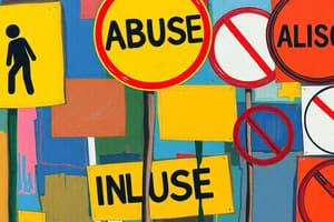 Understanding Abuse and Neglect Signs