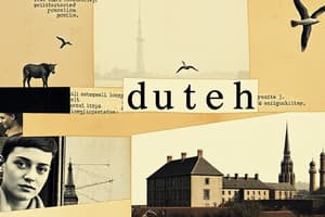 Dutch Vocabulary Quiz