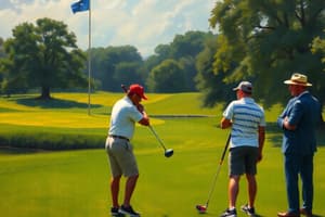 Golf Program Benefits and Customer Engagement