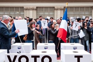 Démocratie et droits de vote en France