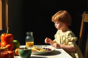 Nutrición en Niños de 1 a 3 Años