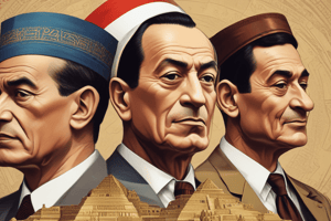 Egypt under Mubarak and Iran during Mousavi's campaign Quiz