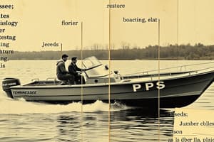 Tennessee Boating License Flashcards