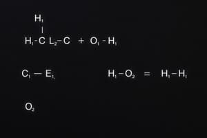 Chemical Formulas Overview