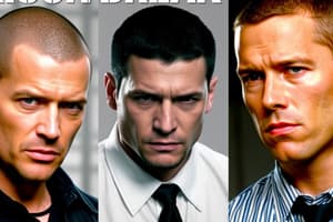 Personnages Principaux de Prison Break