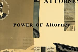 Certifying Copies of Powers of Attorney