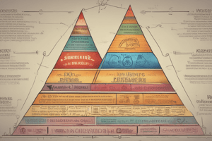 Maslow Hierarchy of Needs and Theory of Stages of Learning Quiz