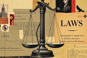 Introduction to Antiquarian Laws