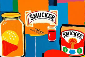 J.M. Smucker Company Overview and Strategy