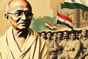 Gandhi's Motivation for British Exit