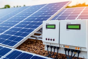 MPPT Controllers in Solar PV Water Pumping