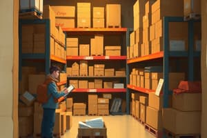 Stock Management of Postal Supplies