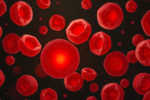 Erythrocytes and Oxygen Transport